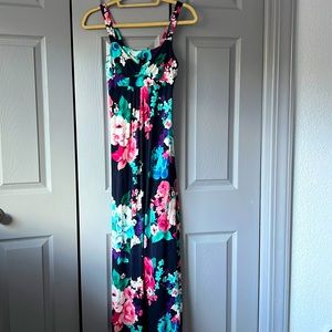 Maxi Dress-floral Ann Taylor-Size SP